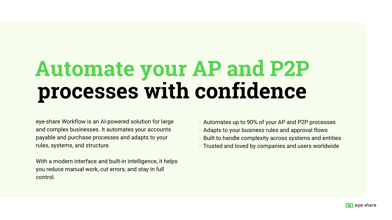 screenshot of eye-share Workflow